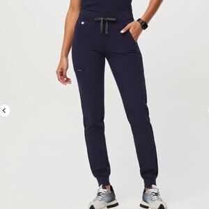 Navy Zamora Jogger Scrub Pants